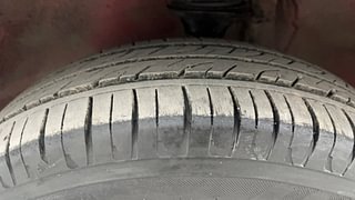 Used 2014 Maruti Suzuki Alto K10 [2010-2014] VXi Petrol Manual tyres LEFT FRONT TYRE TREAD VIEW