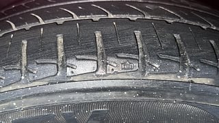 Used 2021 Hyundai Aura SX 1.2 Petrol Petrol Manual tyres LEFT FRONT TYRE TREAD VIEW