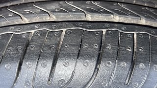 Used 2021 Hyundai Aura SX 1.2 Petrol Petrol Manual tyres LEFT REAR TYRE TREAD VIEW