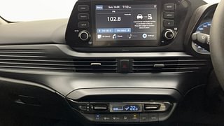 Used 2022 Hyundai New i20 Sportz 1.2 MT Petrol Manual interior MUSIC SYSTEM & AC CONTROL VIEW