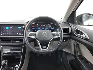Used 2023 Volkswagen Taigun Topline 1.0 TSI MT Petrol Manual interior STEERING VIEW