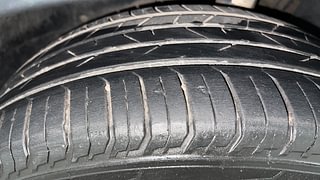 Used 2022 Volkswagen Virtus Highline 1.0 TSI MT Petrol Manual tyres LEFT FRONT TYRE TREAD VIEW