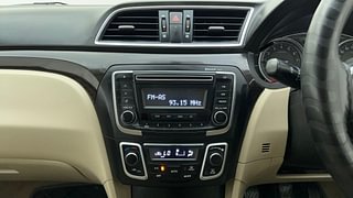 Used 2016 Maruti Suzuki Ciaz [2014-2017] ZXi Petrol Manual interior MUSIC SYSTEM & AC CONTROL VIEW