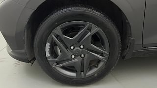 Used 2021 Hyundai New i20 Sportz 1.2 MT Petrol Manual tyres LEFT FRONT TYRE RIM VIEW