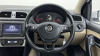 Used 2018 Volkswagen Ameo [2016-2020] Highline1.2L Plus (P) Petrol Manual interior STEERING VIEW