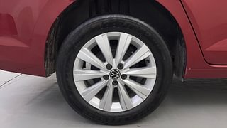 Used 2023 Volkswagen Virtus Comfortline 1.0 TSI MT Petrol Manual tyres RIGHT REAR TYRE RIM VIEW