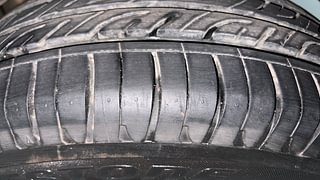 Used 2016 Mahindra KUV100 [2015-2017] K8 6 STR Petrol Manual tyres LEFT REAR TYRE TREAD VIEW