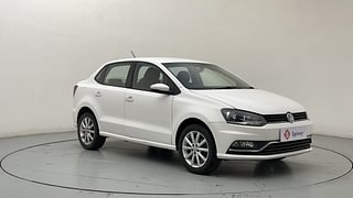 Used 2018 Volkswagen Ameo [2016-2020] Highline1.2L Plus (P) Petrol Manual exterior RIGHT FRONT CORNER VIEW