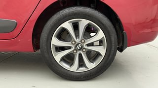 Used 2014 Hyundai Xcent [2014-2017] SX AT (O) Petrol Petrol Automatic tyres LEFT REAR TYRE RIM VIEW