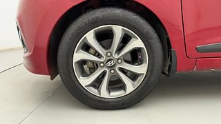 Used 2014 Hyundai Xcent [2014-2017] SX AT (O) Petrol Petrol Automatic tyres LEFT FRONT TYRE RIM VIEW