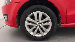 Used 2012 Volkswagen Polo [2010-2014] Highline1.2L (P) Petrol Manual tyres LEFT FRONT TYRE RIM VIEW