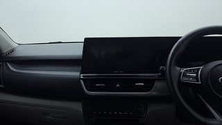 Used 2021 Kia Seltos GTX Plus AT Dual tone Diesel Diesel Automatic interior MUSIC SYSTEM & AC CONTROL VIEW
