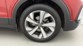 Used 2022 Volkswagen Taigun Topline 1.0 TSI AT Petrol Automatic tyres RIGHT FRONT TYRE RIM VIEW