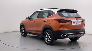 Used 2021 Kia Seltos GTX Plus AT Dual tone Diesel Diesel Automatic exterior LEFT REAR CORNER VIEW