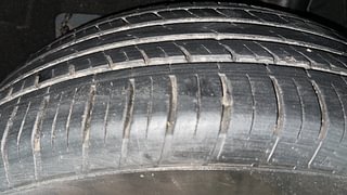 Used 2021 Mahindra XUV700 AX 7 Petrol MT 7 STR Petrol Manual tyres LEFT REAR TYRE TREAD VIEW
