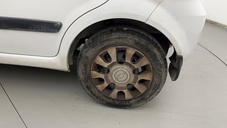 Used 2012 Chevrolet Spark [2007-2012] LT 1.0 Petrol Manual tyres LEFT REAR TYRE RIM VIEW
