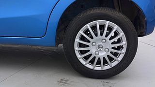 Used 2015 Maruti Suzuki Celerio VXI AMT Petrol Automatic tyres LEFT REAR TYRE RIM VIEW