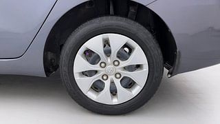 Used 2018 Hyundai Xcent [2017-2019] S Petrol Petrol Manual tyres LEFT REAR TYRE RIM VIEW