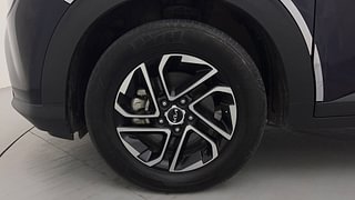 Used 2022 Kia Carens Luxury Plus 1.5 Diesel AT 7 STR Diesel Automatic tyres LEFT FRONT TYRE RIM VIEW