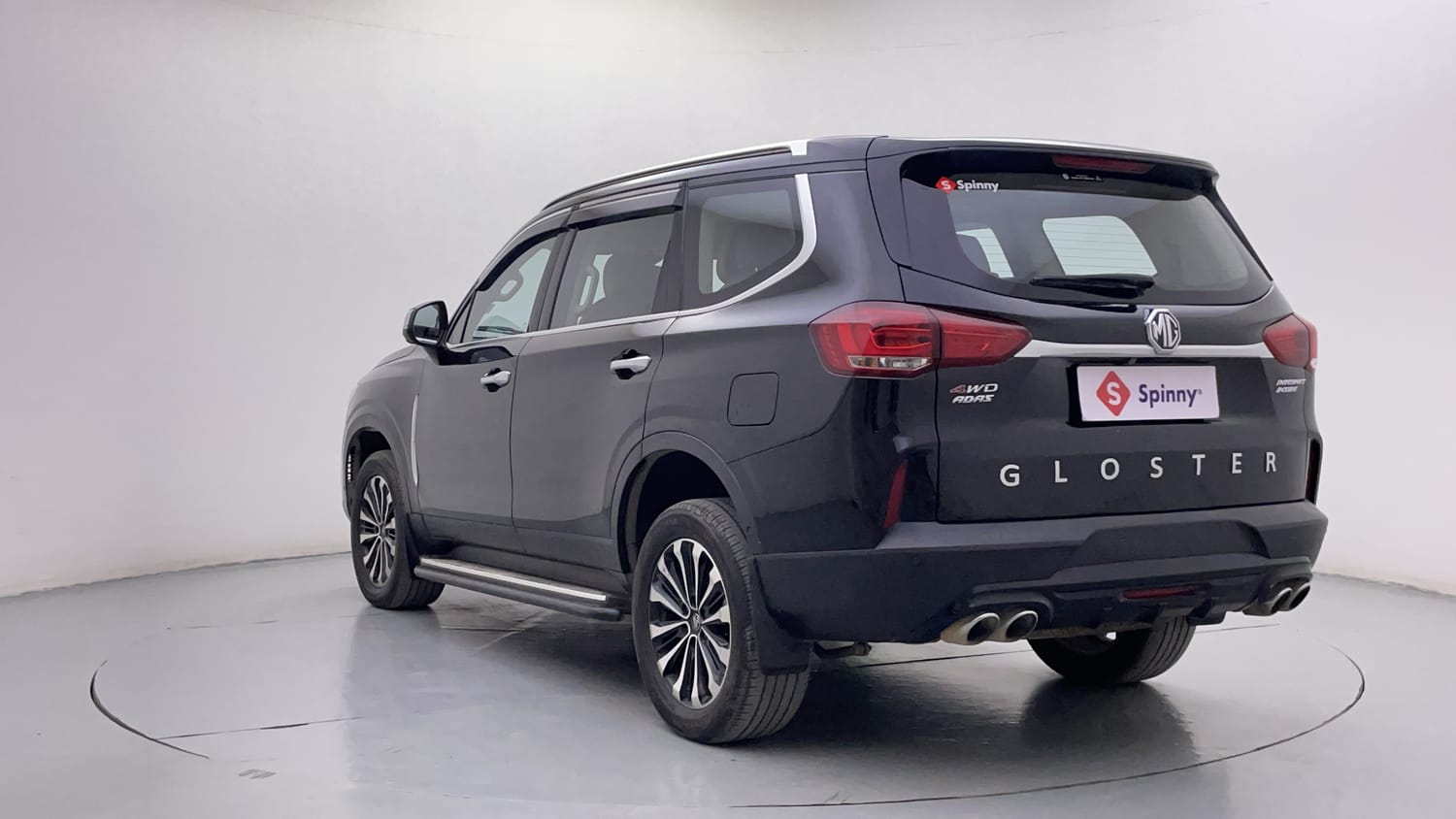 New MG Motors Gloster exterior LEFT REAR CORNER VIEW