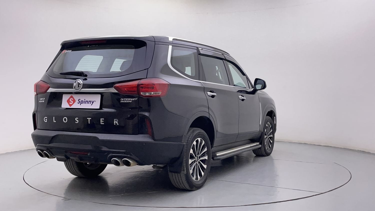 New MG Motors Gloster exterior RIGHT REAR CORNER VIEW