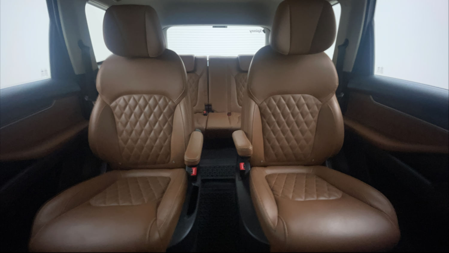 New MG Motors Gloster interior REAR SEAT CONDITION VIEW