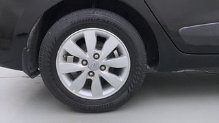 Used 2014 Hyundai Xcent [2014-2017] SX Petrol Petrol Manual tyres RIGHT REAR TYRE RIM VIEW