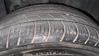 Used 2021 Mahindra XUV 300 W8 AMT (O) Diesel Diesel Automatic tyres LEFT REAR TYRE TREAD VIEW