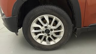 Used 2016 Mahindra KUV100 [2015-2017] K8 6 STR Petrol Manual tyres LEFT FRONT TYRE RIM VIEW