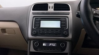 Used 2015 Volkswagen Vento [2015-2019] Highline Diesel AT Diesel Automatic interior MUSIC SYSTEM & AC CONTROL VIEW