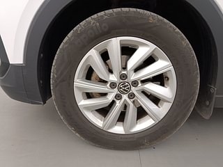 Used 2021 Volkswagen Taigun Highline 1.0 TSI MT Petrol Manual tyres LEFT FRONT TYRE RIM VIEW