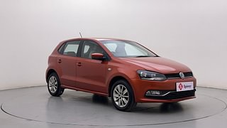 Used 2015 Volkswagen Polo [2014-2020] Highline 1.5 (D) Diesel Manual exterior RIGHT FRONT CORNER VIEW