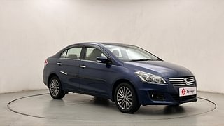 Used 2018 maruti-suzuki Ciaz Alpha Petrol Petrol Manual exterior RIGHT FRONT CORNER VIEW