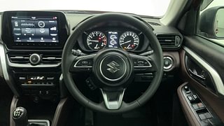 Used 2023 Maruti Suzuki Grand Vitara Alpha Smart Hybrid Dual Tone Petrol Manual interior STEERING VIEW