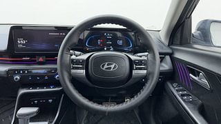 Used 2023 Hyundai Verna SX (O) 1.5 Turbo Petrol DCT Petrol Automatic interior STEERING VIEW