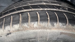 Used 2017 Tata Tiago [2016-2020] Revotron XZA AMT Petrol Automatic tyres LEFT REAR TYRE TREAD VIEW
