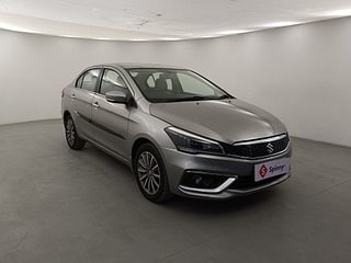 Used 2020 Maruti Suzuki Ciaz Alpha Petrol Petrol Manual exterior RIGHT FRONT CORNER VIEW