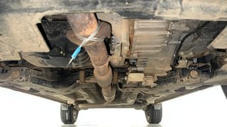 Used 2023 tata Nexon XZA+  1.2l LUX Petrol AT Petrol Automatic extra FRONT LEFT UNDERBODY VIEW