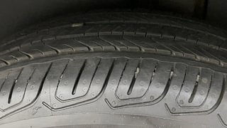 Used 2022 Volkswagen Taigun Topline 1.0 TSI AT Petrol Automatic tyres LEFT REAR TYRE TREAD VIEW