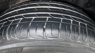 Used 2023 tata Nexon XZA+  1.2l LUX Petrol AT Petrol Automatic tyres LEFT REAR TYRE TREAD VIEW