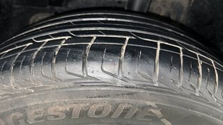 Used 2023 tata Nexon XZA+  1.2l LUX Petrol AT Petrol Automatic tyres LEFT FRONT TYRE TREAD VIEW
