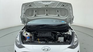 Used 2022 Hyundai Grand i10 Nios Sportz 1.2 Kappa VTVT Petrol Manual engine ENGINE & BONNET OPEN FRONT VIEW
