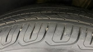 Used 2022 Volkswagen Taigun Topline 1.0 TSI AT Petrol Automatic tyres LEFT FRONT TYRE TREAD VIEW