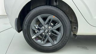 Used 2022 Hyundai Grand i10 Nios Sportz 1.2 Kappa VTVT Petrol Manual tyres RIGHT REAR TYRE RIM VIEW