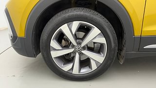 Used 2022 Volkswagen Taigun Topline 1.0 TSI AT Petrol Automatic tyres LEFT FRONT TYRE RIM VIEW