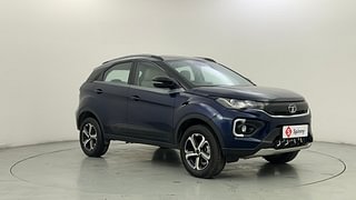 Used 2023 tata Nexon XZA+  1.2l LUX Petrol AT Petrol Automatic exterior RIGHT FRONT CORNER VIEW