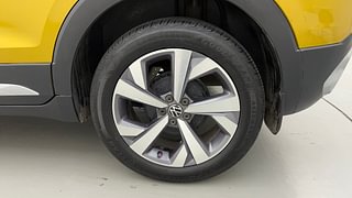 Used 2022 Volkswagen Taigun Topline 1.0 TSI AT Petrol Automatic tyres LEFT REAR TYRE RIM VIEW