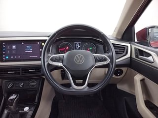 Used 2022 Volkswagen Virtus Highline 1.0 TSI AT Petrol Automatic interior STEERING VIEW