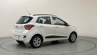 Used 2015 Hyundai Grand i10 [2013-2017] Sportz 1.2 Kappa VTVT Petrol Manual exterior RIGHT REAR CORNER VIEW