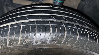 Used 2023 Maruti Suzuki Brezza ZXI Petrol Manual tyres LEFT FRONT TYRE TREAD VIEW